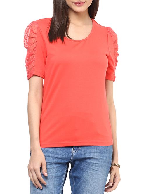orange cotton regular top - 11375228 - Very Small Image - 1
