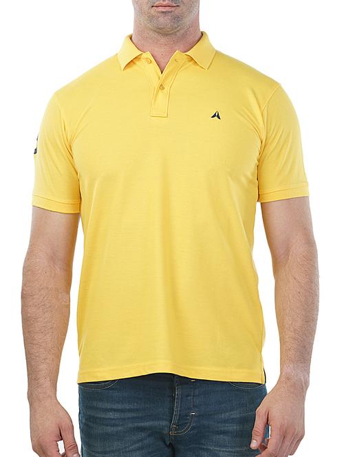 yellow cotton t-shirt - 11377158 - Very Small Image - 1
