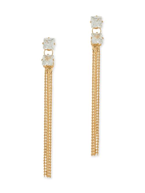 gold brass studs earring - 11381518 - Very Small Image - 1