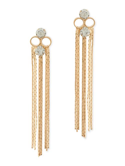 gold brass studs earring - 11381629 - Very Small Image - 1