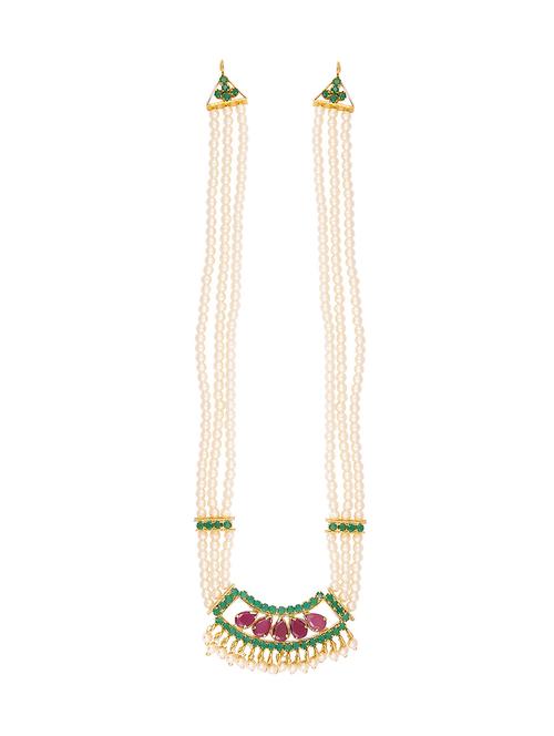 multicolor gold plated choker necklace - 11383137 - Very Small Image - 1