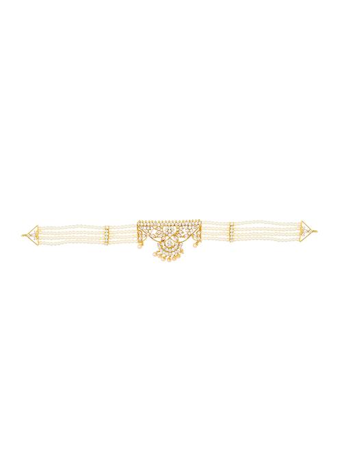 white gold plated choker necklace - 11383142 - Very Small Image - 1