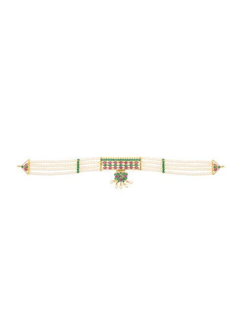 multicolor gold plated choker necklace - 11383152 - Very Small Image - 1