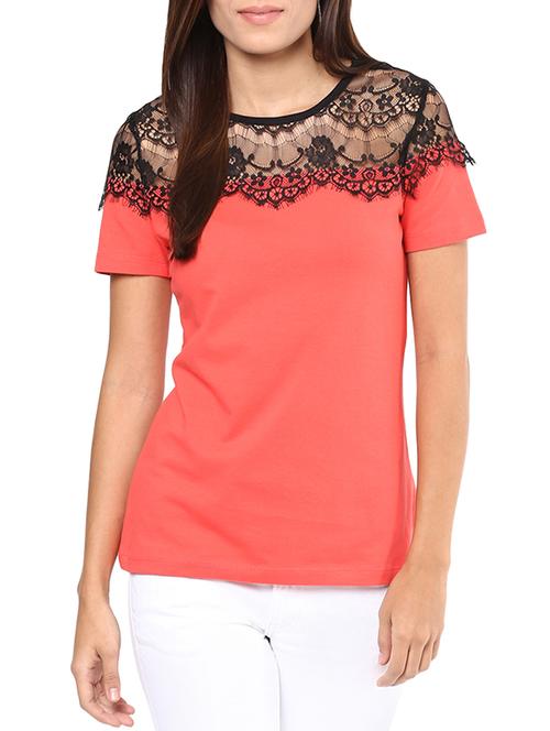 orange cotton regular top - 11384687 - Very Small Image - 1