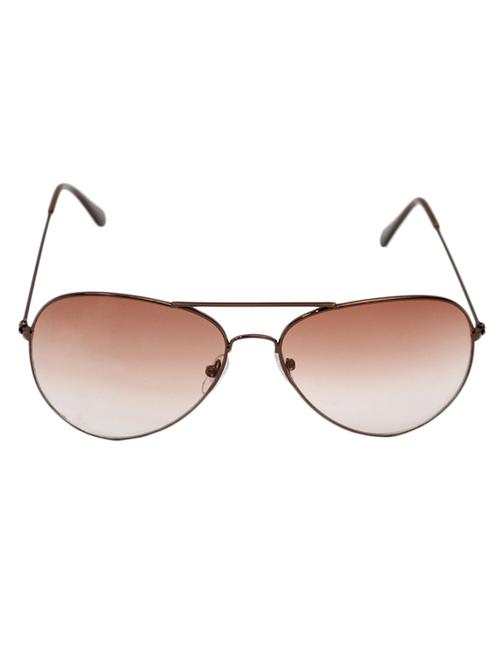 brown metal aviator men sunglass - 11388286 - Very Small Image - 1