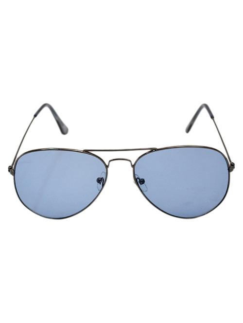 blue metal aviator men sunglass - 11388312 - Very Small Image - 1