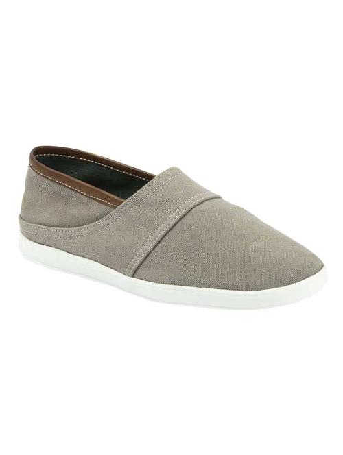 solid grey fabric espadrilles - 11390061 - Very Small Image - 1