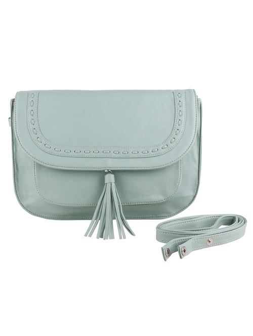 pastel green rexine sling bag - 11393118 - Very Small Image - 1