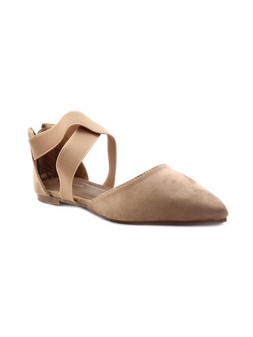 beige suede closed back sandal - 11395893 - Very Small Image - 1