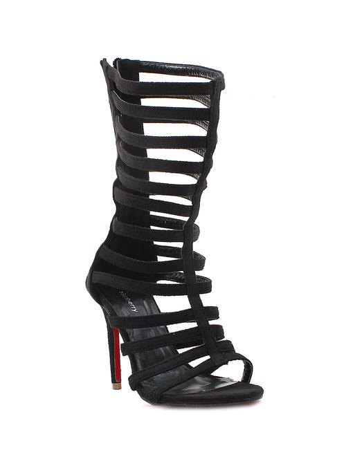 black suede gladiators sandals - 11396045 - Very Small Image - 1