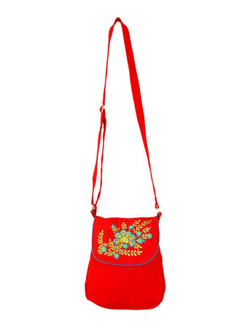 red canvas sling bag - 11400639 - Very Small Image - 1