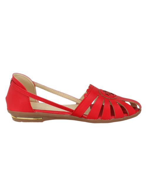red leatherette sandal - 11406248 - Very Small Image - 1