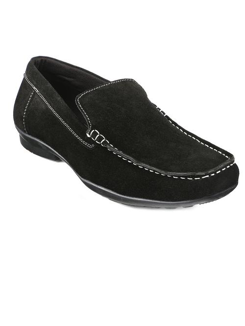 black suede slip on loafers - 11411647 - Very Small Image - 1