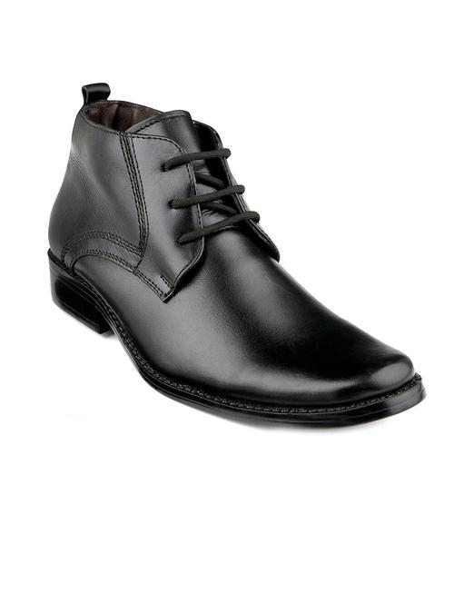 black leather lace up boots - 11411657 - Very Small Image - 1
