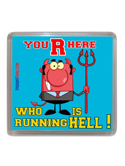 quirky quote fridge magnet - 1141323 - Very Small Image - 1