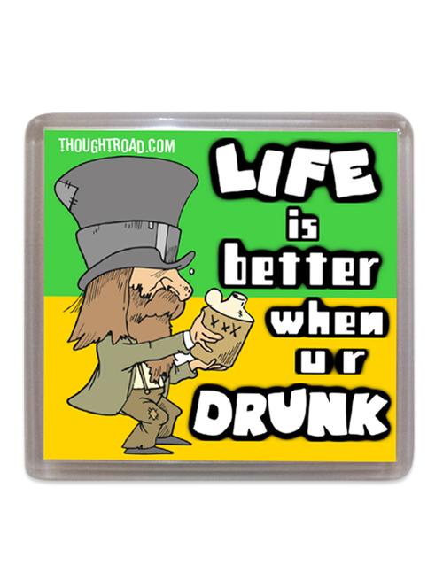 quirky quote fridge magnet - 1141342 - Very Small Image - 1