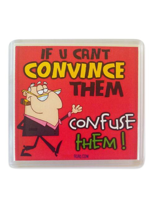 quirky quote fridge magnet - 1141349 - Very Small Image - 1