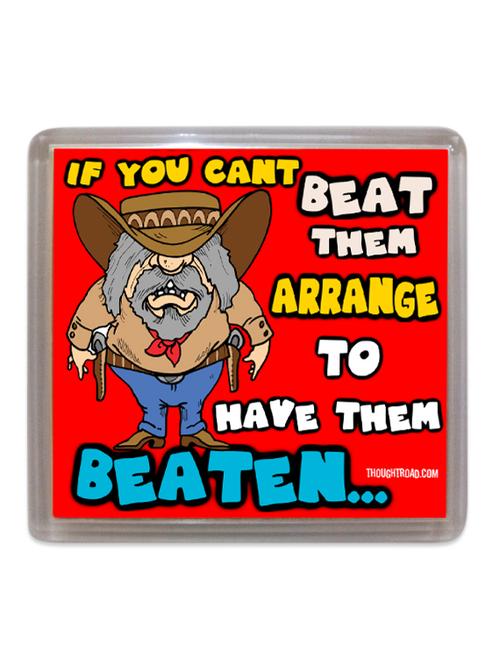 quirky quote fridge magnet - 1141358 - Very Small Image - 1