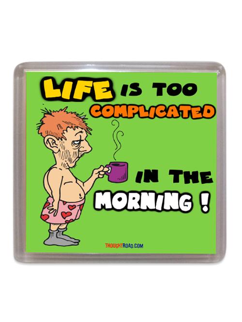 quirky quote fridge magnet - 1141369 - Very Small Image - 1