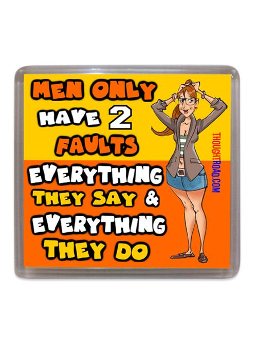 quirky quote fridge magnet - 1141377 - Very Small Image - 1