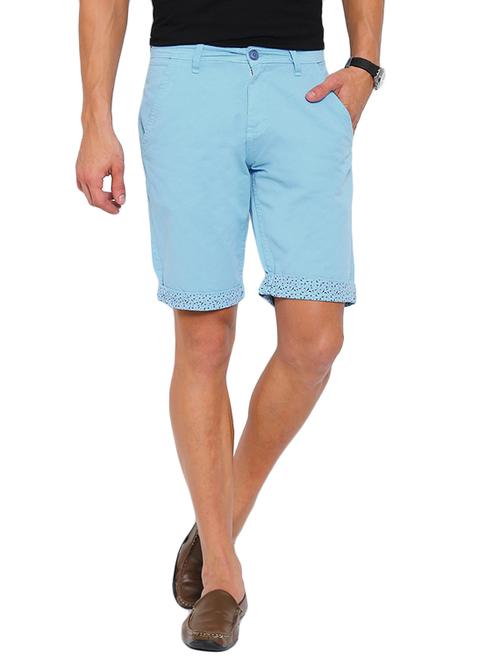 light blue cotton short - 11414033 - Very Small Image - 1