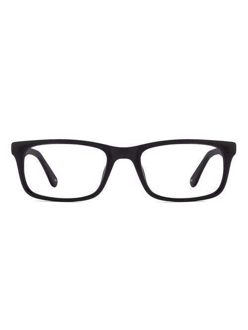white polycarbonate rectangle men spectacle frame - 11416081 - Very Small Image - 1