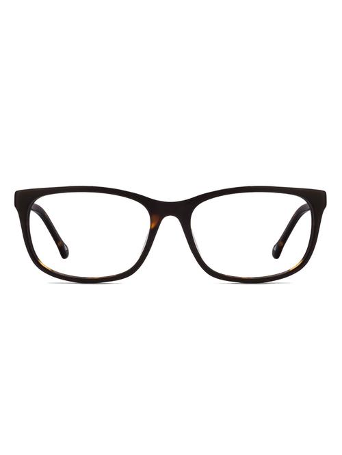 white polycarbonate rectangle men spectacle frame - 11416177 - Very Small Image - 1
