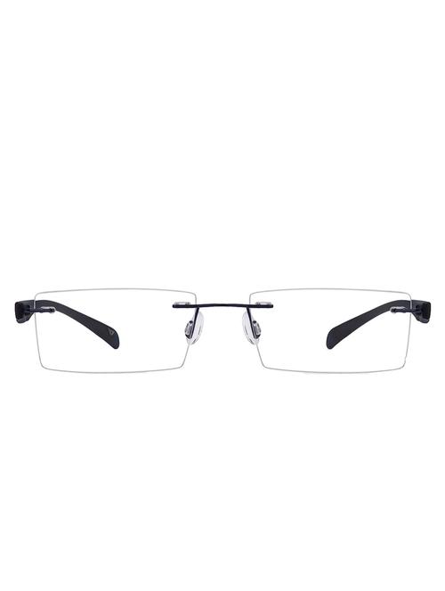 blue metal rectangle men spectacle frame - 11416350 - Very Small Image - 1