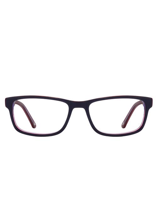 blue polycarbonate rectangle men spectacle frame - 11416357 - Very Small Image - 1