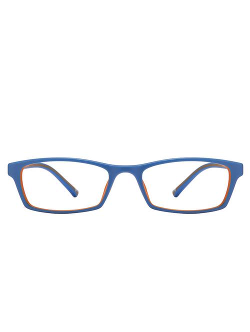blue polycarbonate rectangle men spectacle frame - 11416600 - Very Small Image - 1