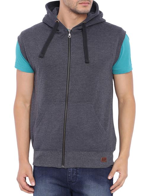 solid grey cotton sweatshirt - 11421024 - Very Small Image - 1
