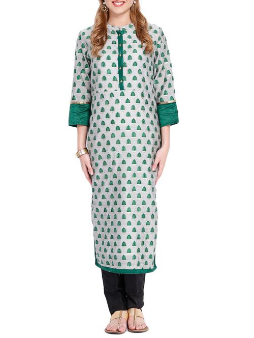 multi colored kurta - 11421939 - Very Small Image - 1