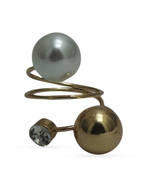 gold metal ring - 11422704 - Very Small Image - 1