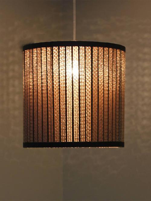 cylindrical hanging cardboard lamp - 1142364 - Very Small Image - 1