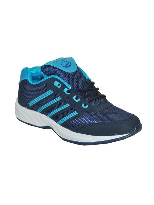blue color, mesh sport shoes - 11434615 - Very Small Image - 1