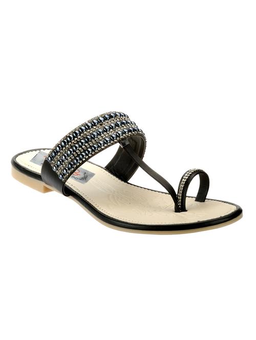 black one toe sandals - 11437138 - Very Small Image - 1