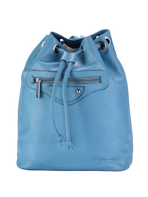 blue leatherette backpack - 11437197 - Very Small Image - 1