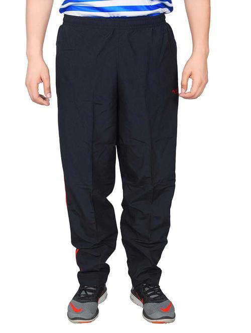 navy blue polyester ankle length track pant - 11437572 - Very Small Image - 1