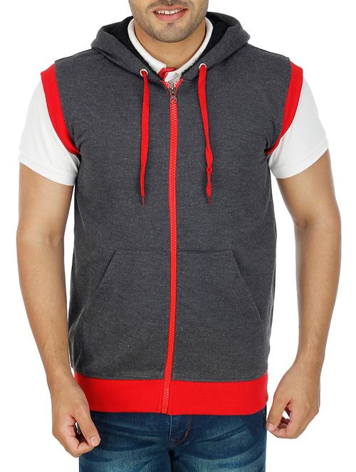 men grey cotton sweatshirt - 11438001 - Very Small Image - 1