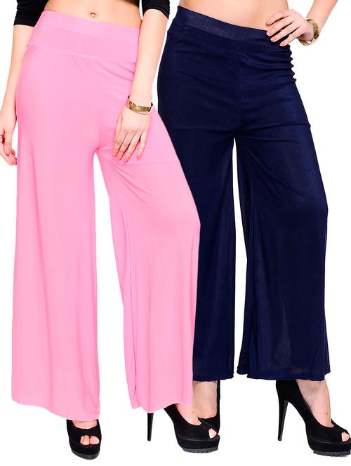 multi colored georgette palazzo set of 2 - 11438454 - Very Small Image - 1