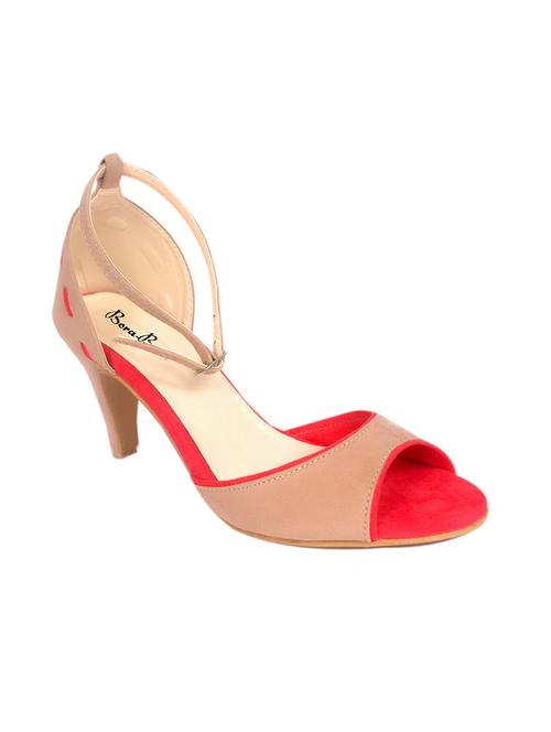 beige faux leather closed back sandals - 11438602 - Very Small Image - 1