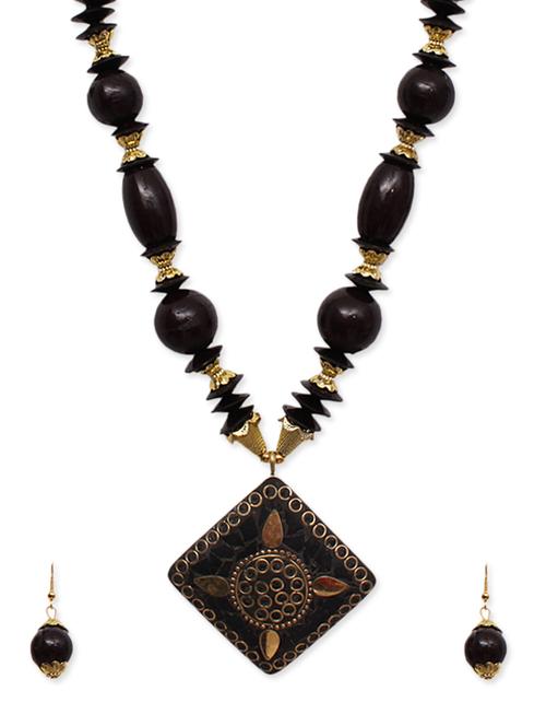 black brass necklace - 11439644 - Very Small Image - 1