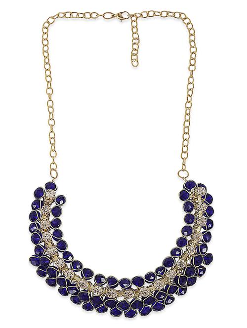 blue crystal choker necklace - 11439665 - Very Small Image - 1