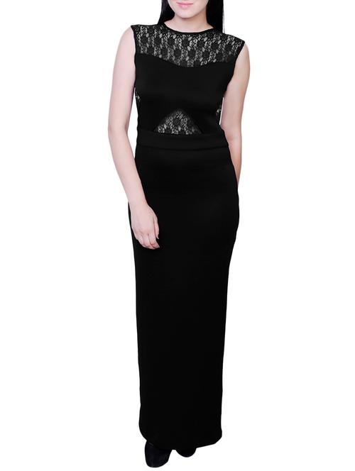 black cotton gown - 11441490 - Very Small Image - 1