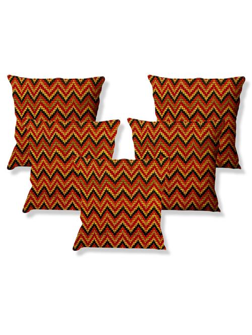 la verve digital printed canvas abstract cushion cover - 11444202 - Very Small Image - 1