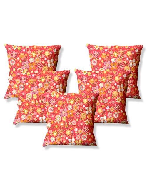 la verve digital printed canvas abstract cushion cover - 11444203 - Very Small Image - 1