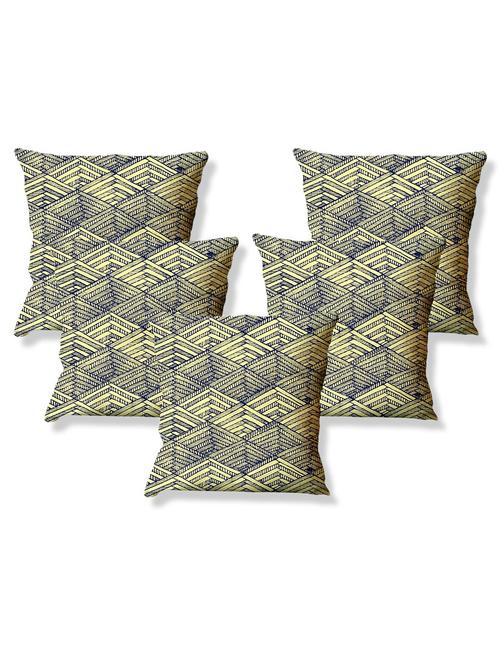 la verve digital printed canvas abstract cushion cover - 11444206 - Very Small Image - 1