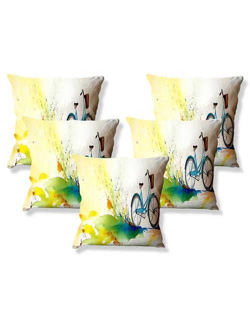 la verve digital printed canvas abstract cushion cover - 11444215 - Very Small Image - 1