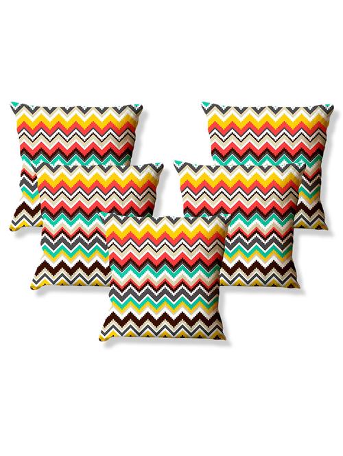 la verve digital printed canvas abstract cushion cover - 11444220 - Very Small Image - 1