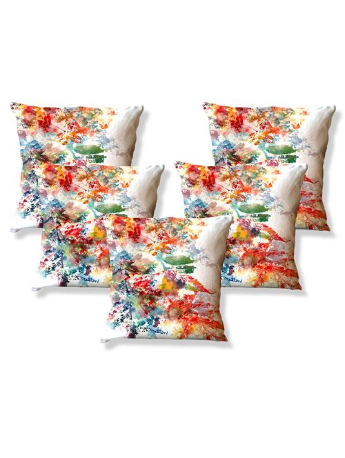 la verve digital printed canvas abstract cushion cover - 11444224 - Very Small Image - 1